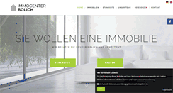 Desktop Screenshot of immocenter-bolich.de