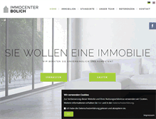 Tablet Screenshot of immocenter-bolich.de